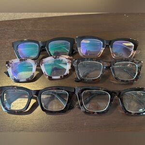 CCVOO set of 6 Blue Light Reading Glasses in 2.0 strength